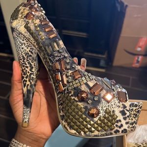 Animal Print Zigi Soho heels